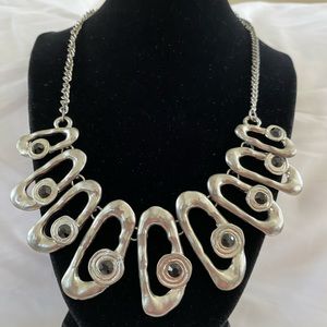 Fashion jewelry lot of 2 choker style necklaces